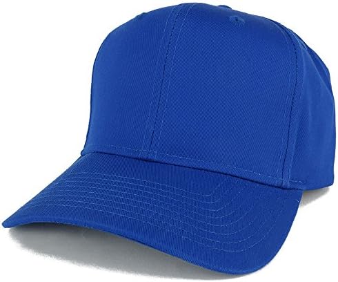 Armycrew Color Sólida Ajustável Culpão de algodão Poliéster em branco Snapback Baseball Style Cap