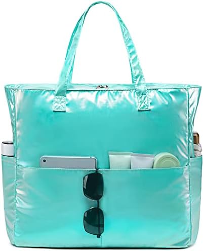 Ledaou Large Beach Tote Bag Women Women Wateroperso Prooft à prova de areia Bag de praia para viagens de supermercado de ginástica