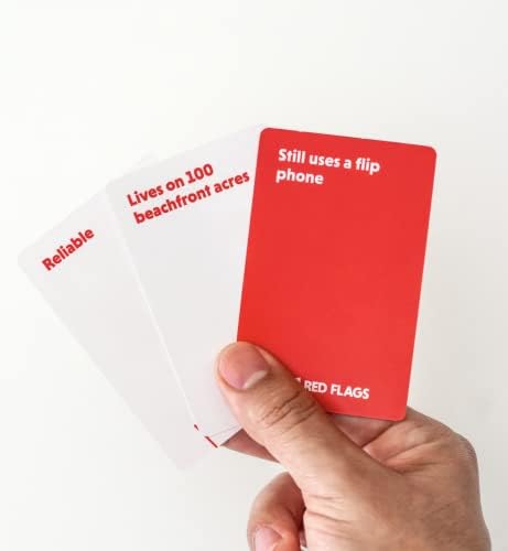 Bandeiras vermelhas: o jogo de datas terríveis | Jogo engraçado de cartas/festa para adultos, 3-10 jogadores | por Jack Dire, criador