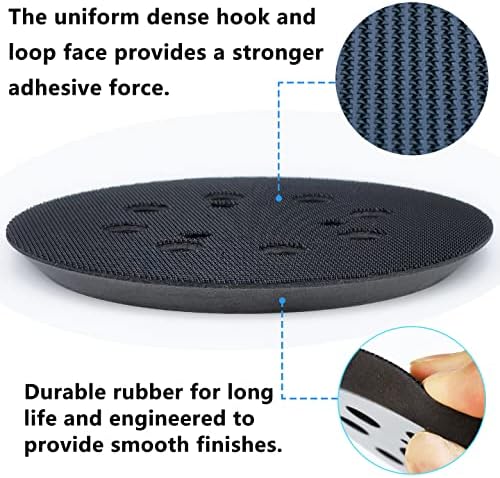 5 polegadas de 8 orifícios Substituição de lixamento para lixadeira orbital Dewalt gancho de lixadeira e lixadeira de reposição de loop