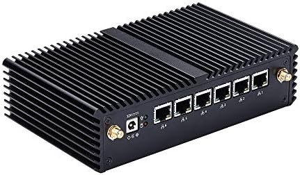 Ketuopu 6 LAN Melhor Firewall de hardware, MI7500L6 com processador Intel Core i7-7500U, RAM de 8 GB, 128 GB de SSD, núcleo