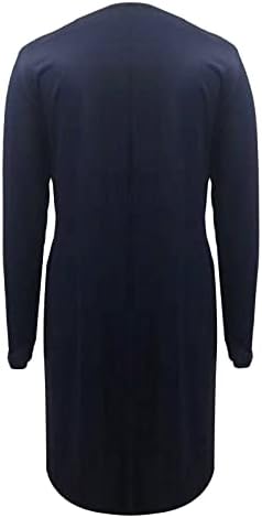 Vestidos de suéter feminino 2022 Pullover de pescoço redondo casual, vestido de manga longa de manga comprida, vestidos de