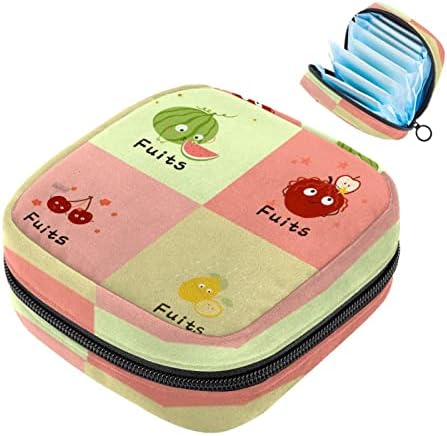 Bolsa de armazenamento de guardanapos sanitários de Oryuekan, bolsas de zíper menstrual reutilizável portátil, bolsa de