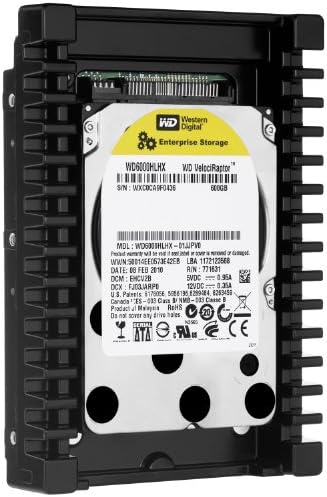 Velociraptor digital ocidental 600 GB SATA III 10000 rpm 32 MB Cache de cache/OEM de 3,5 polegadas disco rígido - WD6000HLHX