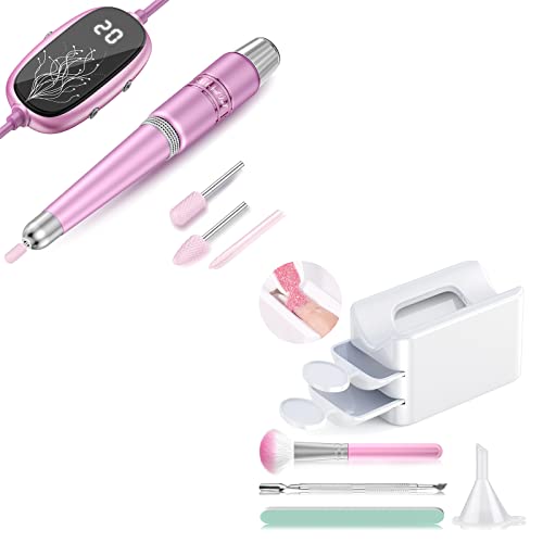 Gefaxi Pink Dlectric Unhing Brill e Dip Powder Nail Kit System