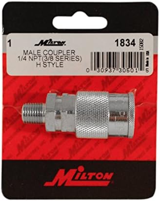 Milton S-1834 1/4 Mnpt H Style Couplador