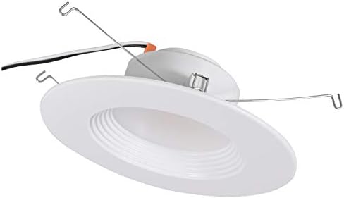 LedVance Sylvania 40630 LED Retorno downlight com acabamento integrado, 5 /6, 65W eficientes equivalentes de 8,5w, 725 lúmens, diminuição,