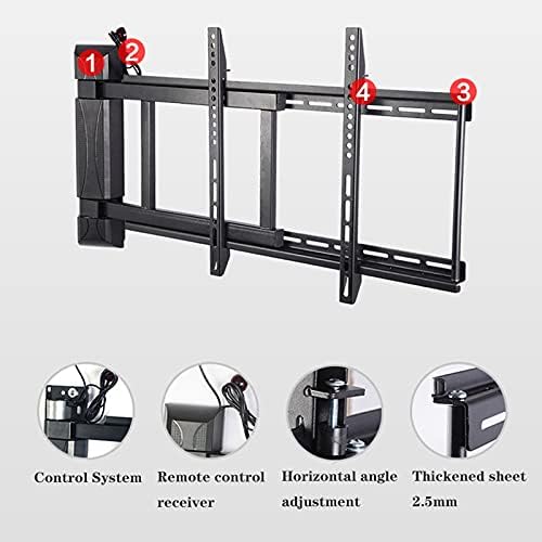 Qtbh tv suportes universal tv stand universal elétrico rack rack remoto controle de parede montado em parede suporte