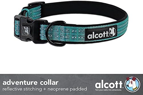 Alcott Flexi Mariner Adventure Pet Collar, pequeno, azul, clr Sm Ma Bl