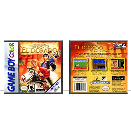 Ouro e glória: o caminho para El Dorado | Game Boy Color - Caso do jogo apenas - sem jogo