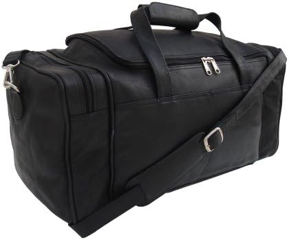 Piel Leather Small Duffel Bag, preto, tamanho único