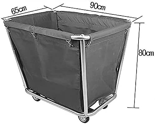 MARYAZ MOVABLE TROLLEYS SACOS REMOVÍVEIS COM CARTER DE CORREIRO DE LAPANÇA DE LAPANDRY com rodas pesadas carrinho de armazenamento