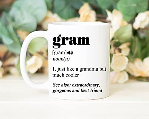 Gram Coffee Caneca - Definição de Gram - Presentes para Gram - Love Gram - Funny Gram Caneca - Caneca de Coffee Funny - Gram Gress