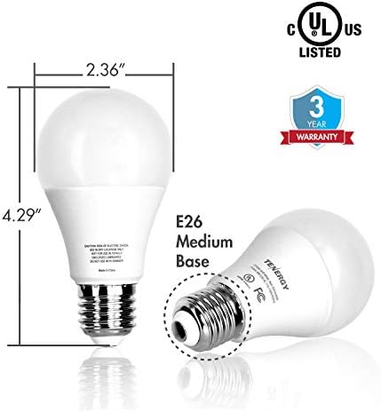 LED de LED 9W de 9W 60W Lâmpadas de lâmpada equivalente A19 Lâmpadas LED, lâmpadas de economia de energia de 750 lúmens, luzes