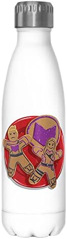 Quinto Sun Marvel Hawkeye Cookies 17 oz garrafa de água em aço inoxidável, 17 onças, multicolorida