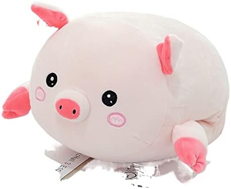 Puppets de pelúcia de Miquanggo desenho animado de porco macio, travesseiro de dormir para dormir