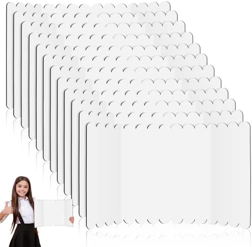 12 peças Placa de pôster de três peças Placa de pôster Branco da placa de apresentação branca 14 x 22 polegadas placa de exibição