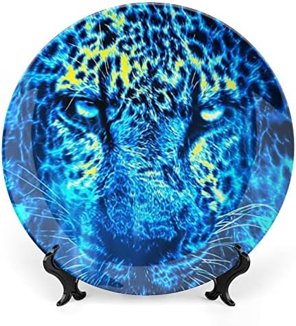 Placa decorativa de olhos leoparos