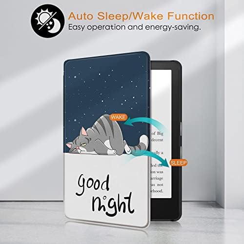 Case Slimshell para 6 Kindle Paperwhite - Capa de couro leve PU Premium com Sono/Wake Automático para Kindle Paperwhite e -Reader
