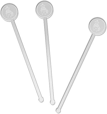 Azeeda 5 x 'Criança com Teddy' Tigh Drink Spirrs/Swizzle Sticks