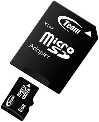 8GB CLASSE 10 MICROSDHC Equipe de alta velocidade 20 MB/SEC CARTÃO DE MEMÓRIA. Blazing Card Fast para LG CF360 UX565B Telefone. Um adaptador USB de alta velocidade gratuito está incluído. Vem com.