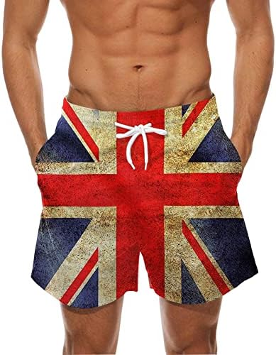 Shorts de surf miashui para homens mens 3d de impressão digital bolso de bolso shorts de lapela abaixo do joelho shorts