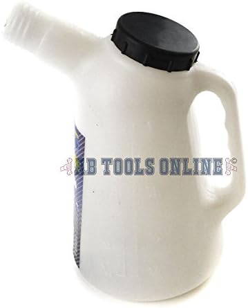 AB Tools-Toolzone 1L Medição do jarro com tampa e bico líquido a diesel a gasolina métrica de maconha imperial
