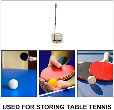 PPBUGU TENNIS BALLS PICKER, Pingpong Ball Table Pick Collector Retriever Basket Spifper para colecionador de colecionamento Bolas portáteis