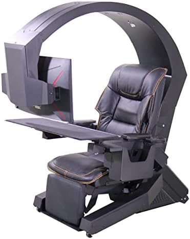 GIMI Cockpit GI-320 Cadeira de jogos, cadeira de computador; Para até 5 monitores