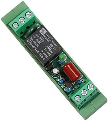 Exongy Din Rail 1 Channel Relay Board 5V 12V 24V 48V 110V Módulo de relé 230V com interface Relé eletromagnético NPN PNP