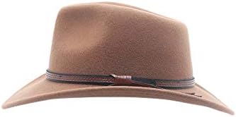 Denver Crushable Wool Felt Outback Western Style Cowboy Hat de Silver Canyon