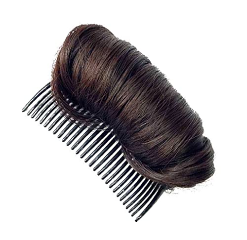 Erioctry Hair Bun invisível clipe de cabelo falso charmos