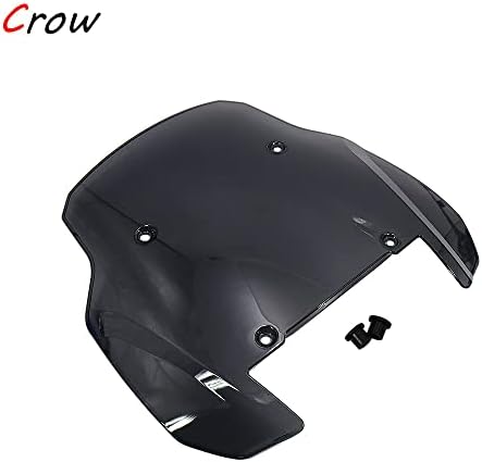 Happy-Motor Black Front Screen Adventure 11 Windshield for Pan America 1250 S PA1250 Panamerica1250 2021-Up