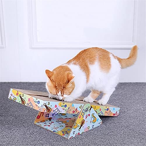 XLAIQ CATS Kitten Scratch Board brinquedo interessante para gatos corrugados almofada de papel gatos unhas raspador