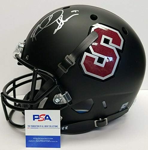 Richard Sherman assinou autógrafos Stanford Cardinals Schutt F/S capacete. PSA/DNA - Capacetes da faculdade autografada