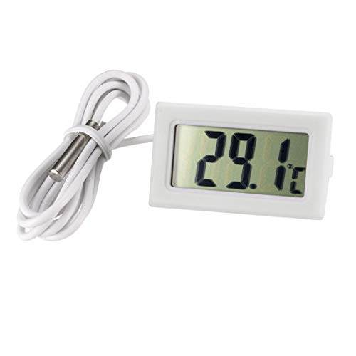 Uxcell Digital Aquarium Thermeter Celsius com sonda para geladeira de tanque de peixes