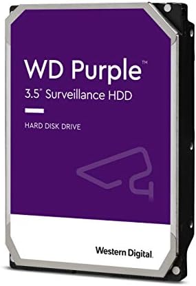 Western Digital 8TB WD Vigilância Purple HDD - SATA 6 GB/S, cache de 128 MB, 3,5 - WD84PURZ