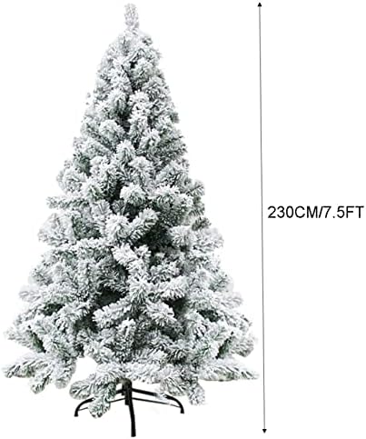 Decoração de Natal - Árvore de Natal Artificial de 7,5 pés ， Árvore de Natal Verde/Branca/Rosa com 900 Dicas de Filial para