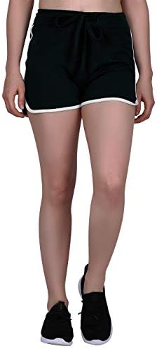 HDE plus size shorts de golfinhos para mulheres que executam treino curto de fundo atlético