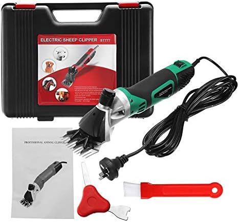 Gtest Professional Electric Sheep Shears Clippers, Máquina de cisalhamento ajustável de 850w e 6 velocidade, para barbear lã de lã