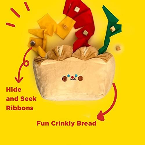 Coco Emporium Dog Holiday Plush Toy, pão de pão de pão quebra
