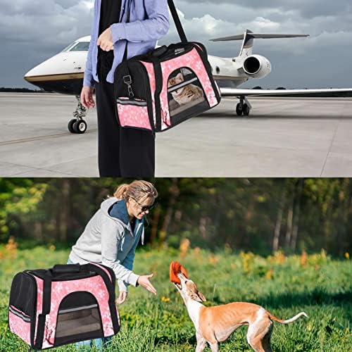 Portador de animais de estimação Cherry Blossom Soff-lateral Pet Travel Travels for corgi, gatos, cães cachorros conforto