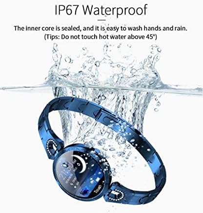Ak15 Smart Watch Women Ladies Moda Sports Sports Rastreador de fitness Health Monitoring Bracelet à prova d'água para