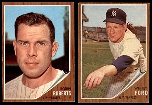 1962 Topps New York Yankees Team estabeleceu o New York Yankees Ex/Mt Yankees