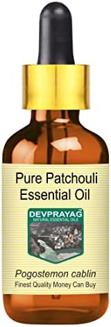 DevPrayag Patchouli Óleo essencial com vapor de gotas de vidro destilado 50ml