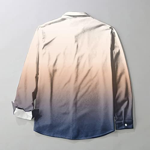 Camisetas vintage dudubaby para homens de mangas compridas camisa de lapela de lapela para cardigã de mangas compridas