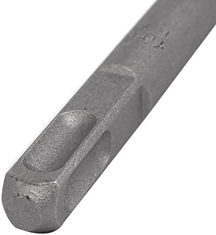 Aexit de 14 mm de ponta de ponta do suporte de ferramenta de ponta de aço cromado de 200 mm de comprimento de broca de martelo de martelo de martelo: 43AS41QO213