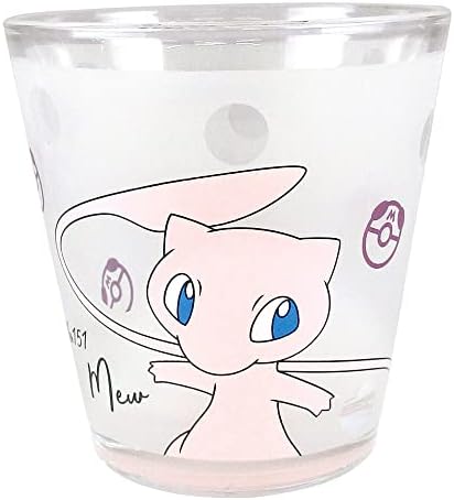 Fábrica de tee PM-5526414MW Pokemon Frost Glass, Mew, φ3.4 x H3.5 polegadas