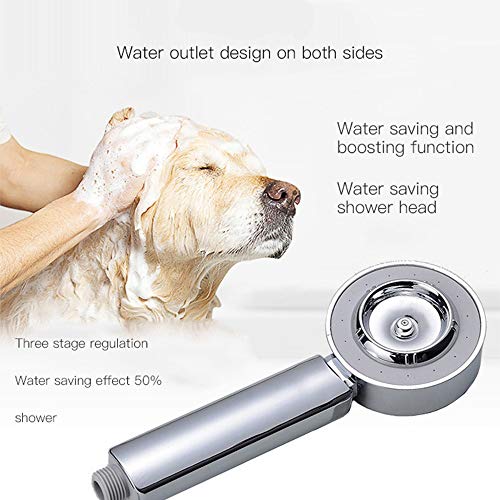 Acessório de pulverizador de chuveiro para cães com mangueira ferramenta de limpeza de banho de mão com sabão Banho de estimação