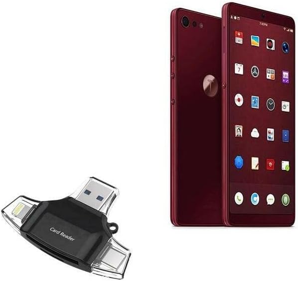 BOXWAVE SMART GADGET Compatível com Smartisan Nuts Pro 2 - AllReader SD Card Reader, MicroSD Card Reader SD Compact USB
